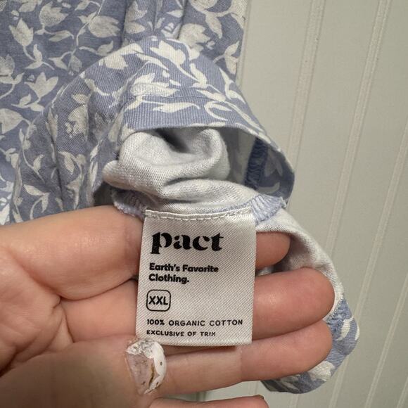 Pact Floral Staycation Pajama Set Size XXL - Picture 6 of 13